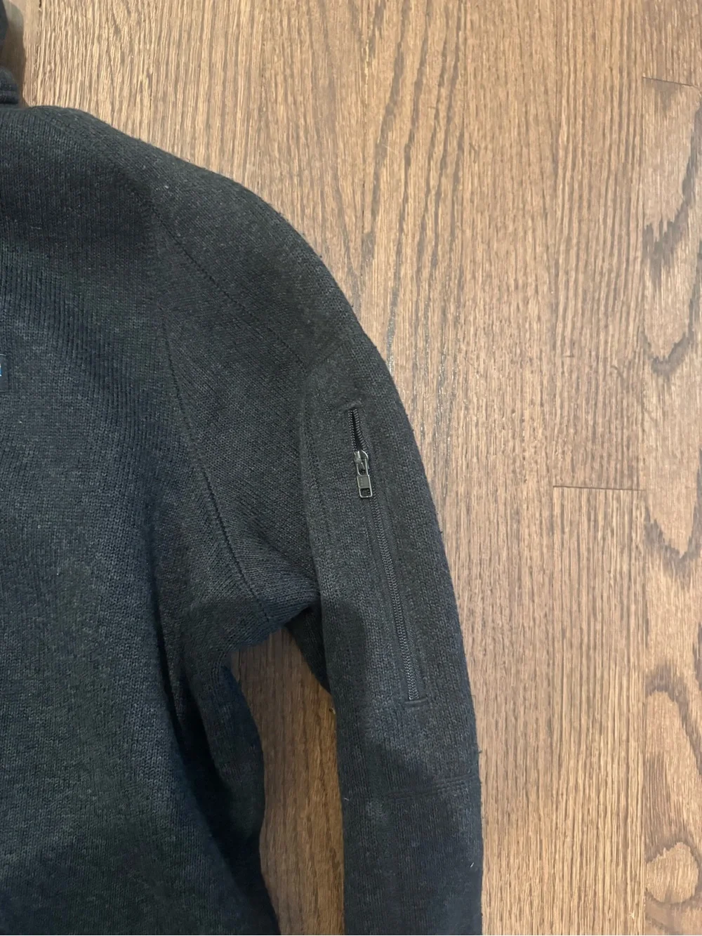 Patagonia Black Full‑Zip Sweater Fleece Jacket